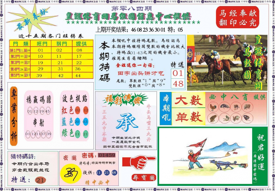 084期体育网马经图[图]