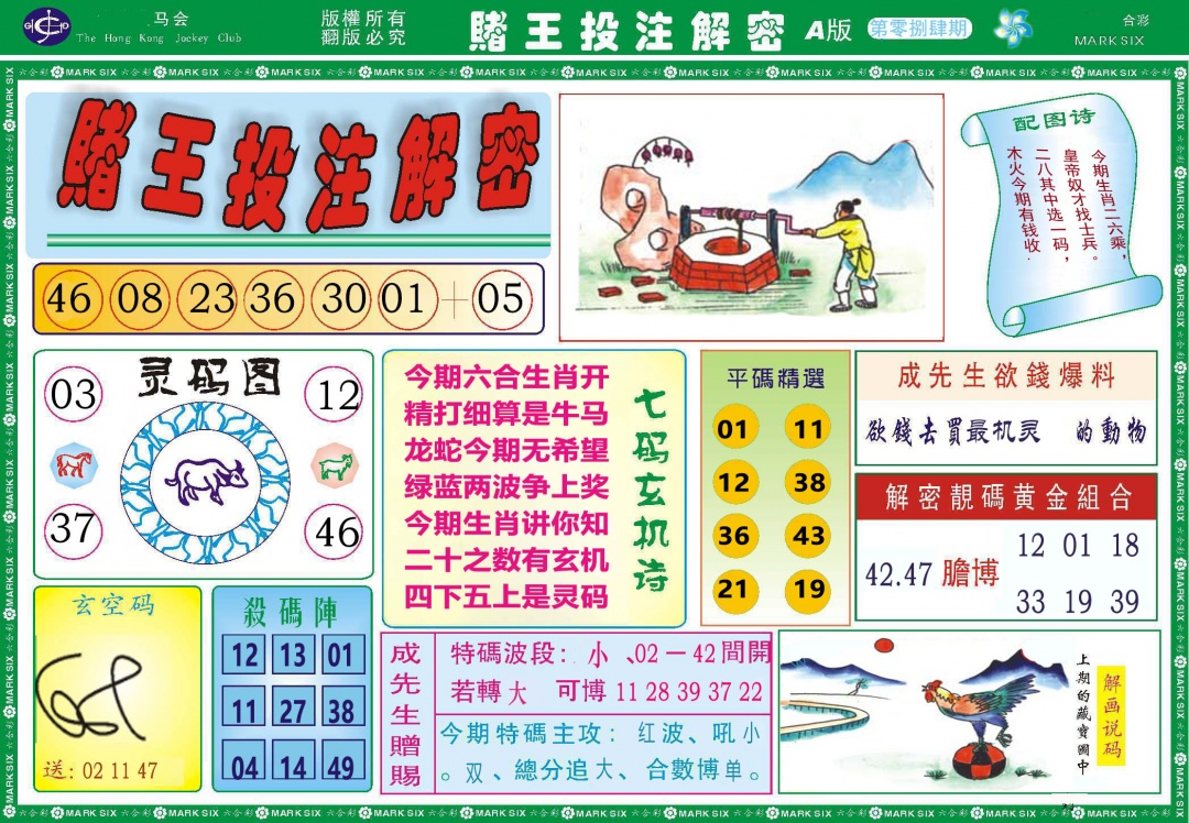 084期赌王投注解密[图]